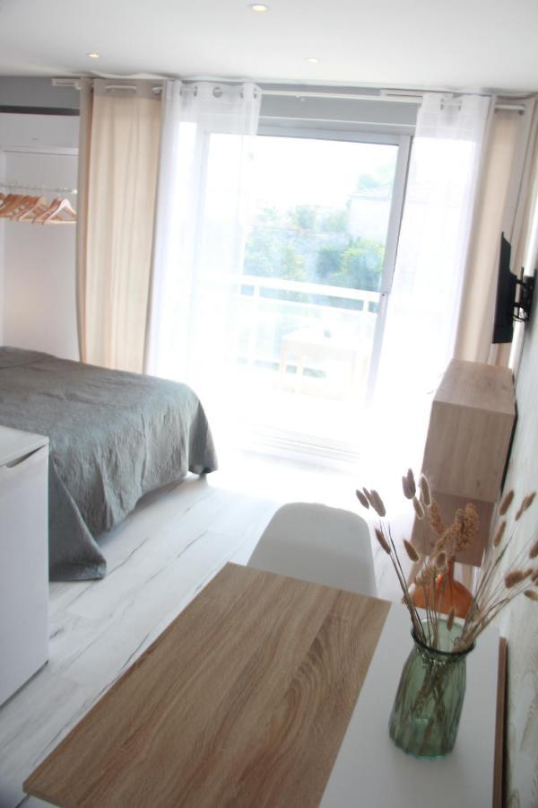 Les Palmiers - Appartement Avec Piscine Proche Plages - Wifi Et Clim 昂蒂布 外观 照片